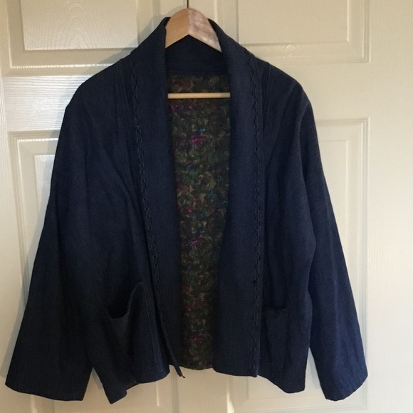 Handmade Reversible Kimono Jacket - Picture 2 of 14